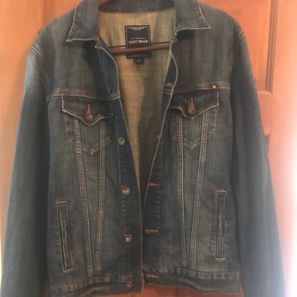 lucky brand jean jacket mens